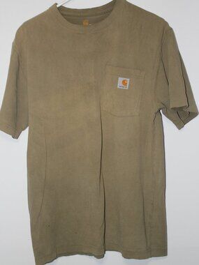 Carhartt Original Fit Pocket T-Shirt Men’s Medium Brown Workwear Tee